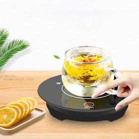 LiteLogy 高品质钢化玻璃加热盘 加固触控加热板 24小时智能恒温杯子加热器