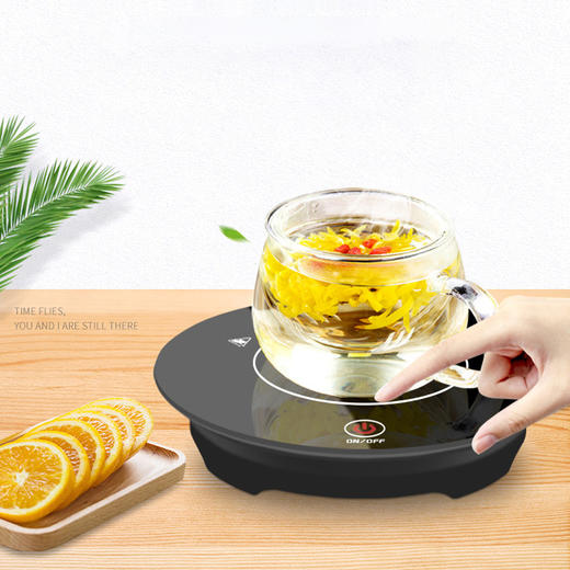 LiteLogy 高品质钢化玻璃加热盘 加固触控加热板 24小时智能恒温杯子加热器 商品图0