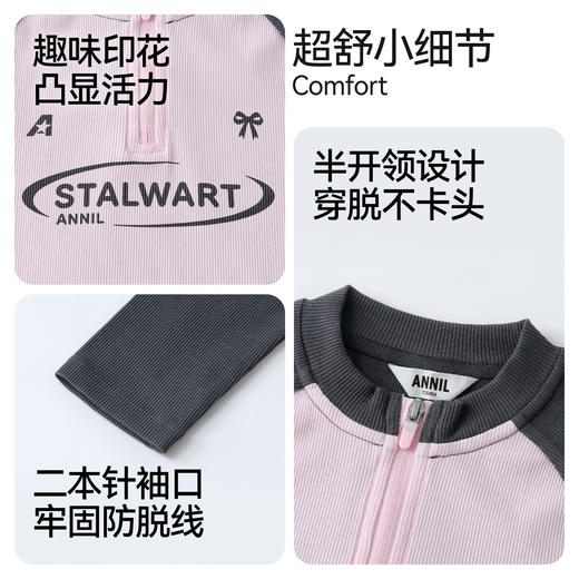 女童长袖针织衫春季新款安奈儿童装EG611580 商品图4