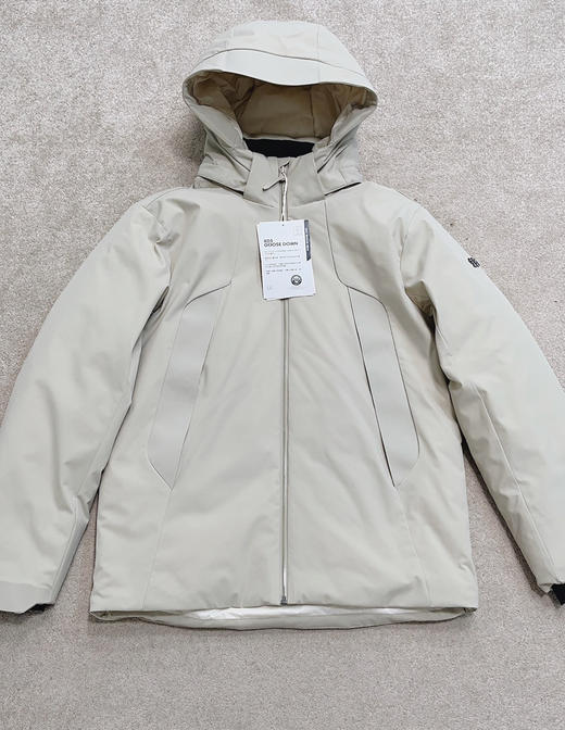 1226-1  树树 抗风挡雨 轻盈保暖 男士连帽羽绒服 中等厚度 老朱穿XL 商品图14