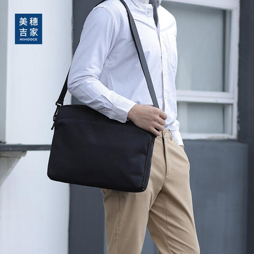 美穗吉家 轻行手提电脑包 黑色 商品图0