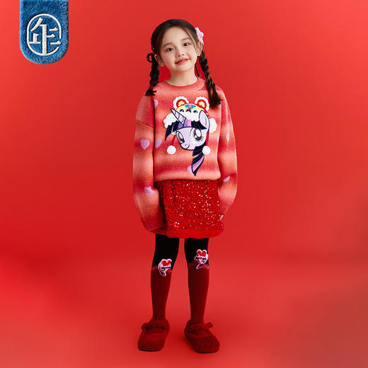 【小马宝莉新年季连裤袜】小马宝莉联名年衣儿童连裤袜打底裤子女 商品图2