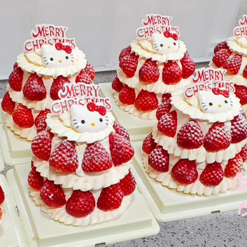 圣诞草莓蛋糕 商品图0
