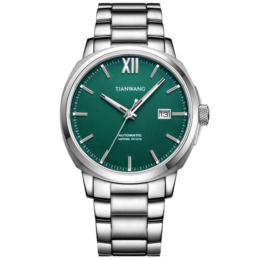 S00002714-30 天王TIAN WANG 【经典商务】手表男大气表盘男表商务防水钢带自动机械山河系列 商品图0