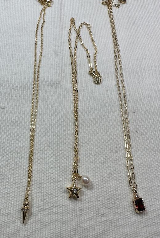 锦江丨蜜玴鎏金丨99元项链 商品图0