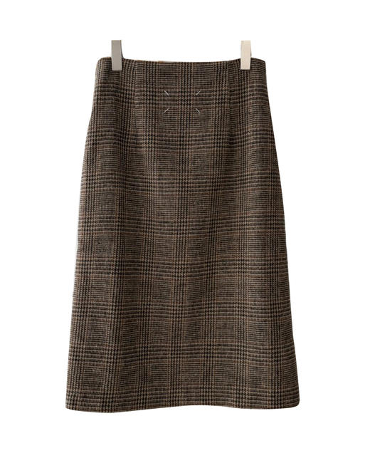 女款格纹拉链半裙zo016 商品图1