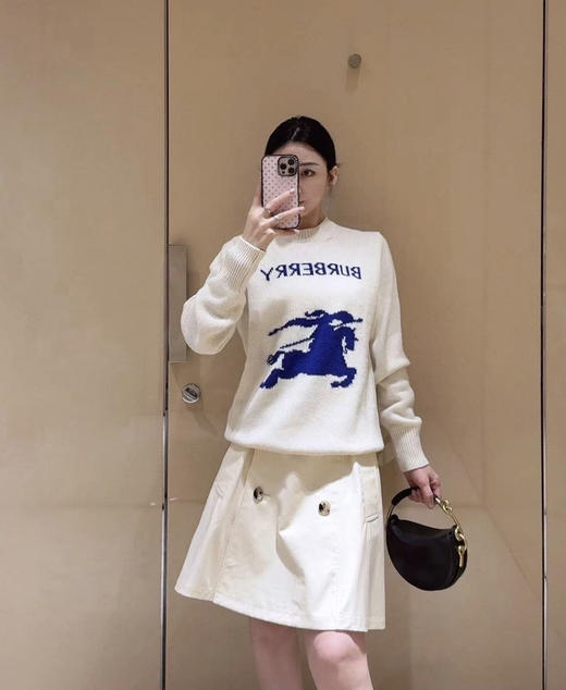 Bur男女款骑士徽标羊毛针织衫122503 商品图9