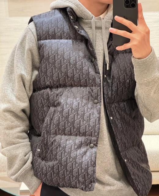 男款logo印花羽绒马甲he010 商品图3