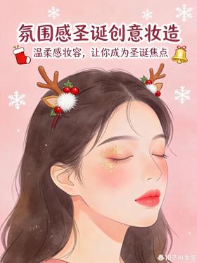 圣诞妆就要这样化！🎄