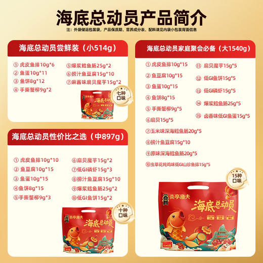 【海味芸芸❗️一口过瘾🔥味觉盛宴辣卤礼包】甄选品质原料制作，多种口味零食组合满足吃货，多样美味随享随吃，零食大礼包，年货零食品送礼团购，年货中秋送礼领导长辈自己L-d 商品图2