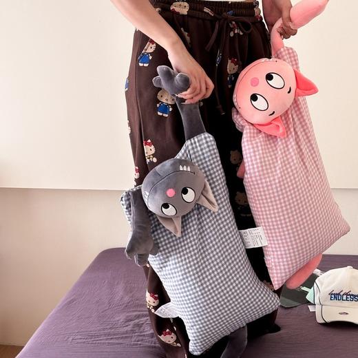 可拆洗！全棉水洗棉卡通儿童荞麦枕芯纯棉水洗棉荞麦枕头午睡枕卡通荞麦枕 商品图3