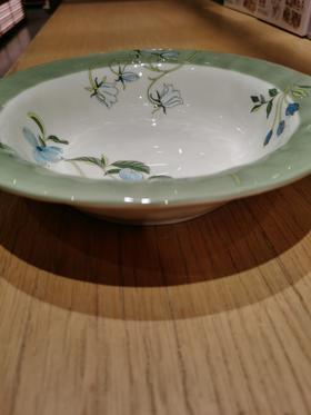 冠祥 蓝精灵8.25寸印纹飞边汤盘