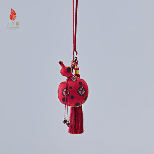 上久楷新中式国风文创礼盒送礼 宋锦挂件 丝羊绒长巾  福禄绵长 商品图9