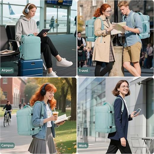 英国ETRONIK 新款瑞安航空客舱包 手提随身行李双肩包 黑色-X002FNNKD7 商品图6