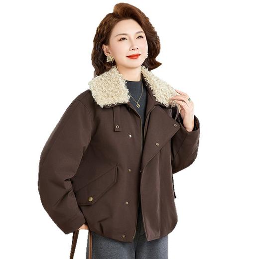 FW 2692派克服加绒加厚毛领外套短款夹克 商品图4