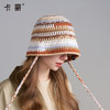 卡蒙新款彩色镂空手工编织渔夫帽KM-9576 商品缩略图1