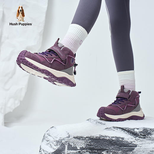 暇步士儿童冬季户外毛毛运动鞋，冬日小脚丫的温暖骑士！HP4905008 商品图0