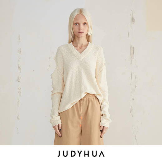 JUDYHUA 自然肌理宽松针织 商品图0