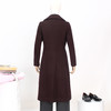 FOCALS新款简约时尚修身显瘦暗扣中长款毛呢大衣外套FYQDK710 商品缩略图2
