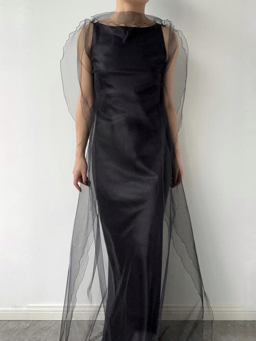 VC｜HD25019 Jasmine silk dress [ 连衣裙 黑 ]【HOLIDAY】 商品图0