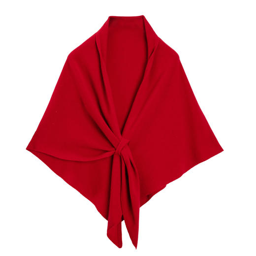 【积分兑礼】生活在左百搭绵羊毛三角围巾 商品图1