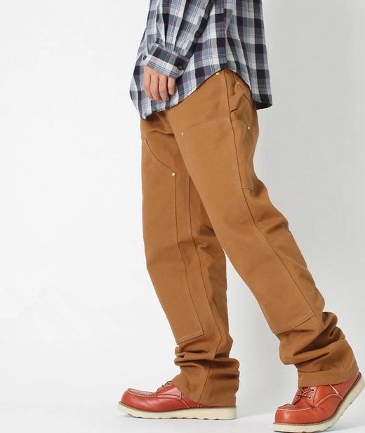 2025新品WIP经典LOGO标签多口袋双膝布工装裤，中腰直筒裤型 商品图1