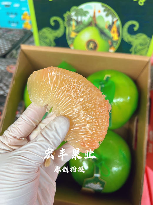 傣柚 口感清甜 果肉颗颗爆珠 水分很好 好剥皮 礼盒4个装配手提袋 商品图2