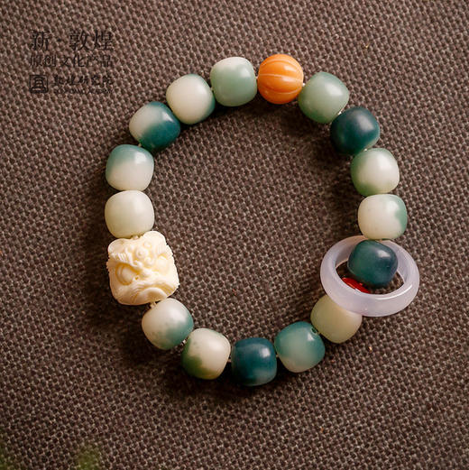 敦煌研究院【飘花菩提根醒狮手串】学生盘玩菩提瑞兔手串女小众设计手链配饰 商品图1