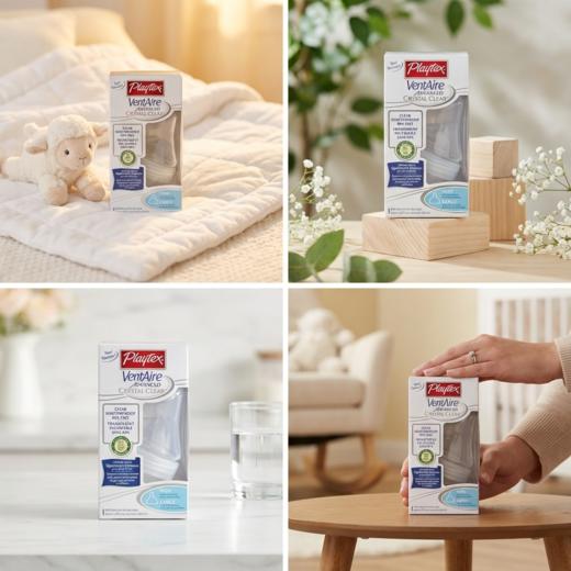 美国Playtex倍儿乐/哺儿适婴幼儿防胀气宽口径/水晶奶瓶 不含BPA 商品图4