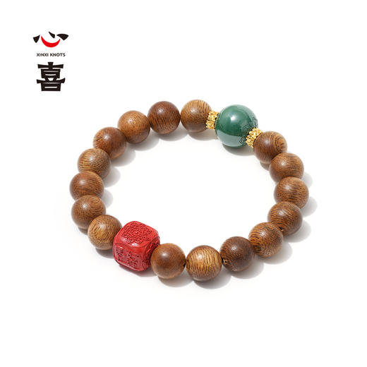 【诸事欢喜】【马年太岁符】 钻石世家X心喜 马上好运系列 马年太岁符甘露宝珠沉香手串 鸿运当头 六面吉文  马上好运【结缘定制、无质量问题不支持退换货】预计3-5天发货 商品图1