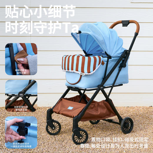 zeze一键折叠式宠物推车（轻便）-（包邮）-B 商品图2