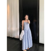 EKOOL衣库 减龄叠穿a字吊带裙女夏季高腰宽松显瘦无袖条纹连衣裙 商品缩略图2