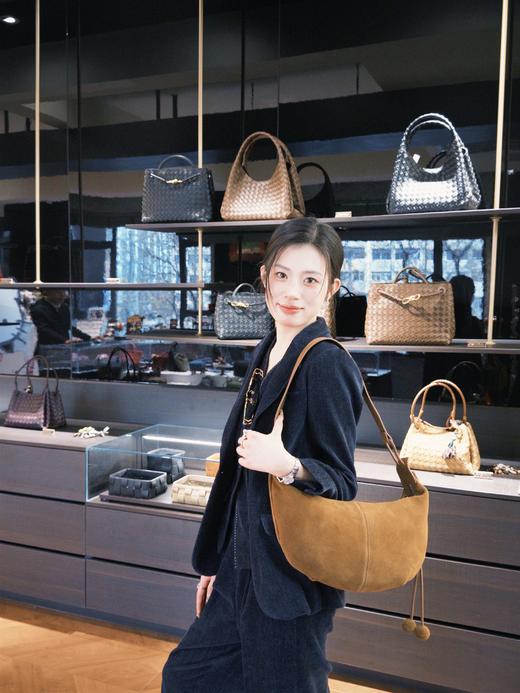 法小曼*子珍高级感深蓝色商务风长袖西装套装女新款牛仔肌理感通勤职业装CPM2572 商品图9