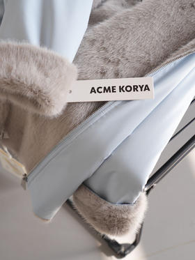 🌸【外贸尾单】仿貂绒一体连帽外套 ：💕一件过冬闭眼冲❄️毛毛外套一件抵俩❗️ 内里高品质厚绒暖糯亲肤➕外层三防耐脏抗造🔥奶油白/雾霾蓝双色不挑人穿❗️ 