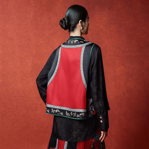 【林栖设计小店】福蝶同春|马甲坎肩恭王府联名2026早春新款背心女1961230 商品图7