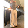 EKOOL衣库 高腰垂感牛仔裤女2025新款夏季小个子宽松显瘦直筒长裤 商品缩略图2