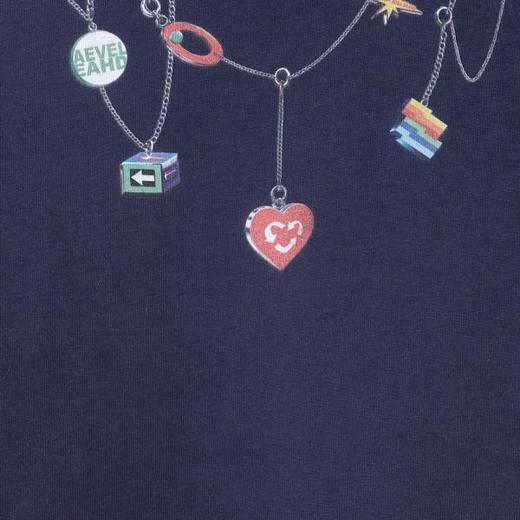 WY1549SDSA男士秋冬新款痞帅男装韩版简约纯色领口印花圆领卫衣百搭宽松 商品图3