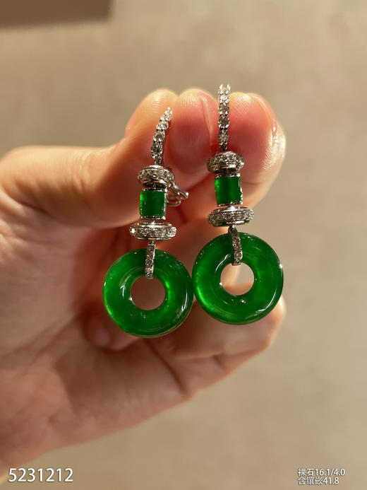 平安扣耳坠【5231212】具体价格微信咨询 商品图0