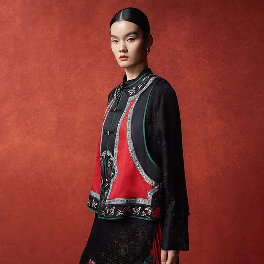 【林栖设计小店】福蝶同春|马甲坎肩恭王府联名2026早春新款背心女1961230 商品图8