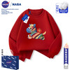 【马年！亲子拜年装】NASA马年本命年仿刺绣圆领卫衣 男女童加绒上衣 一家三口喜庆拜年服 商品缩略图6