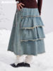 马得工地/MDGDBQ141144/水洗牛仔蛋糕裙 商品缩略图2