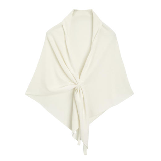 【积分兑礼】生活在左百搭绵羊毛三角围巾 商品图0