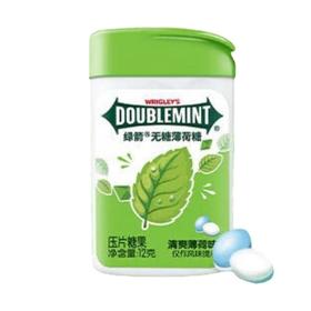 绿箭 无糖薄荷糖（ 清爽薄荷味）12g/盒