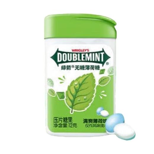 绿箭 无糖薄荷糖（ 清爽薄荷味）12g/盒 商品图0