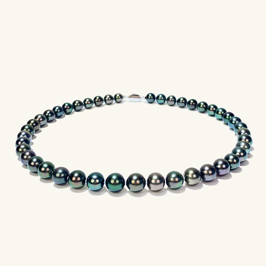 【挚友限定】真科研大证 南漂黑珍珠项链9.5-10.7mm 商品图2