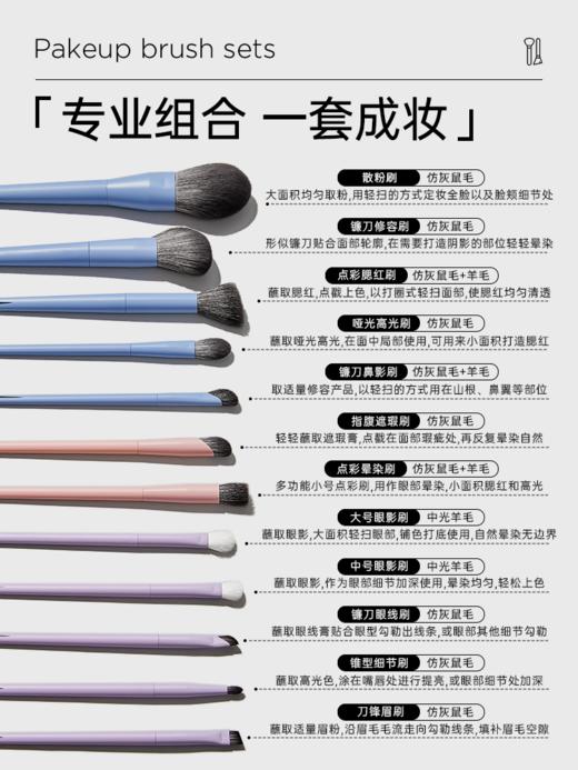 尔木萄 艺术家花园系列 眼部经典套刷 （5支装绿柄） 商品图1