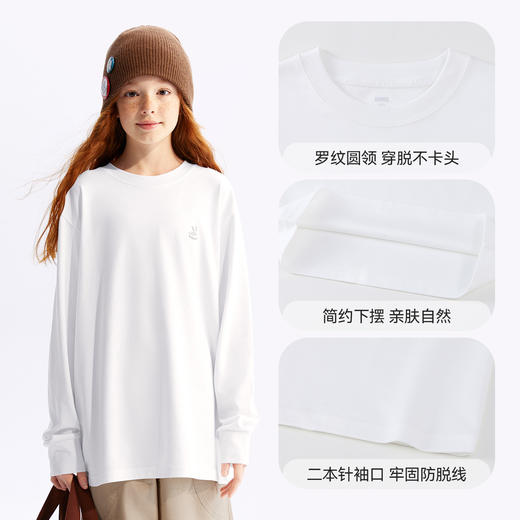 男女童长袖针织衫秋季新款安奈儿童装EM531725 商品图4