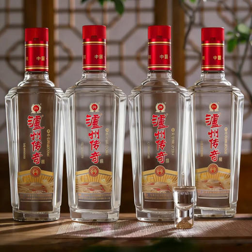 热卖！泸州老窖总厂出品！过节必备！「4瓶原箱发货」 泸州传奇酒锦藏 京东发货 醇香浓郁 回味悠长 500ml/瓶*4瓶*1箱 商品图8