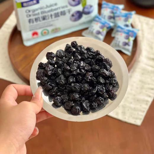 莓日悠果有机果汁蓝莓干125g 独立小包装 商品图2