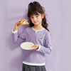 笛莎Deesha 2026春季女童时尚气质假两件长袖工恤 商品缩略图3